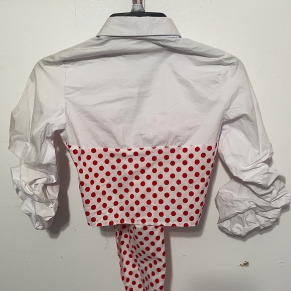 Chicways, Tie front blouse. - Picture 4 of 7